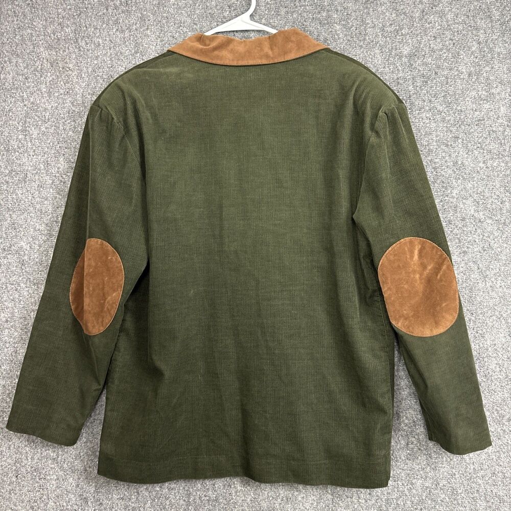 COS COB Blazer Womens Size M Green Corduroy Elbow Pads Cottagecore - Picture 2 of 8
